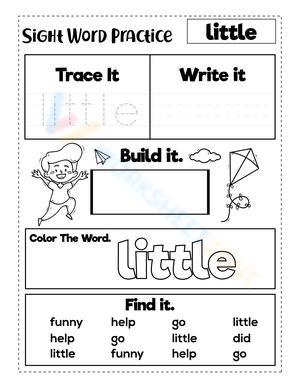 Sight Word "little"