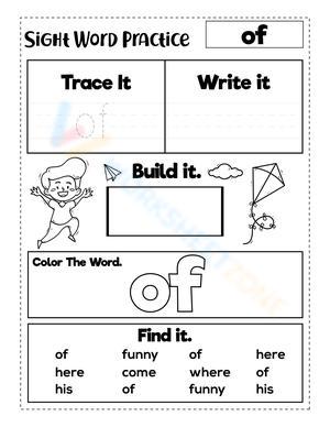 Sight Word "of"