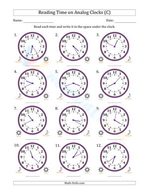 Reading hours in 1 minute intervals 3