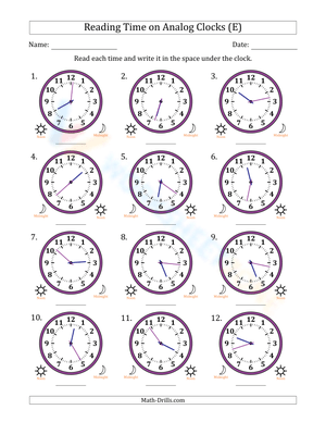 Reading hours in 1 minute intervals 5