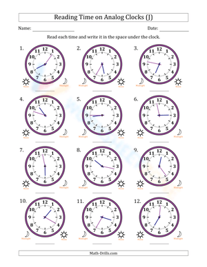 Reading hours in 1 minute intervals 7