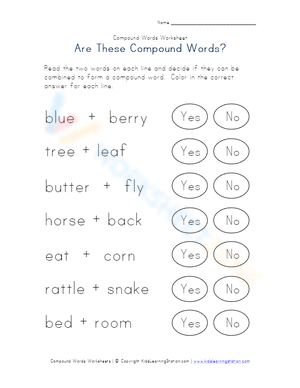 Are These Compound Words? 3