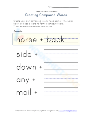 Creating Compound Words 3