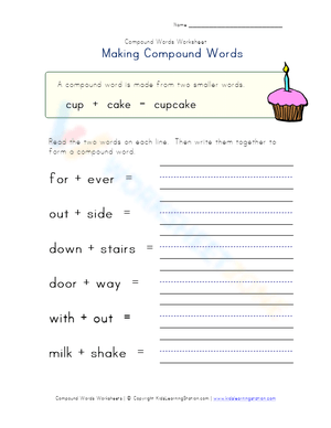 Creating Compound Words 6