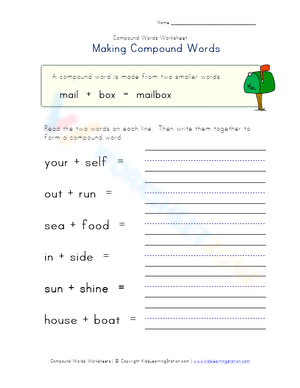 Creating Compound Words 8