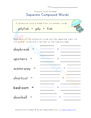 Separate Compound Words 2