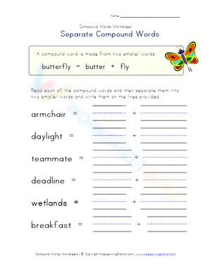 Separate Compound Words 3