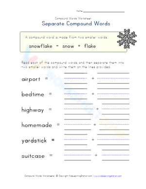 Separate Compound Words 4