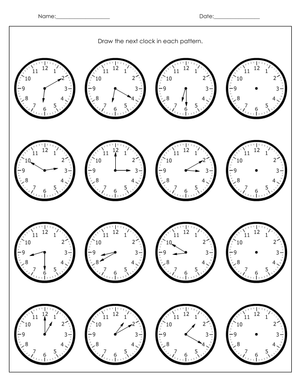Practice Drawing the Clock
