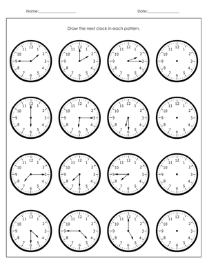 Draw a Clock to Practice Time Skills