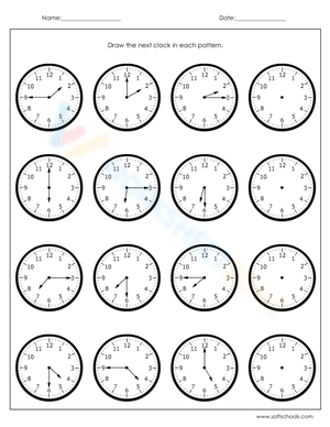 Draw a Clock to Practice Time Skills