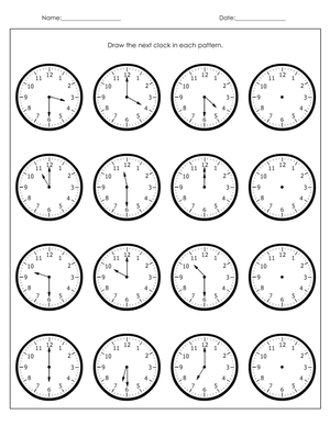 Clock Drawing and Time Skills