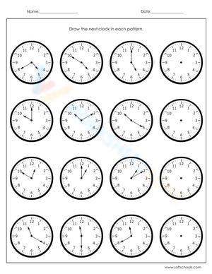 Write the Time on the Clock Worksheet