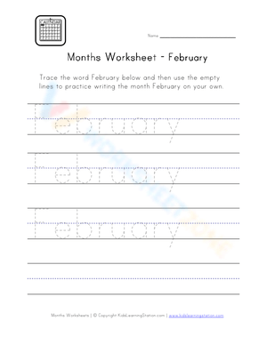 February Worksheet