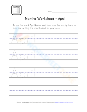April Worksheet
