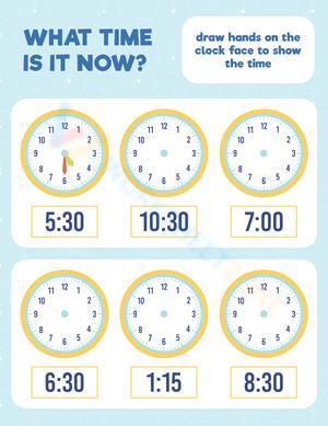 What time is it now? 1