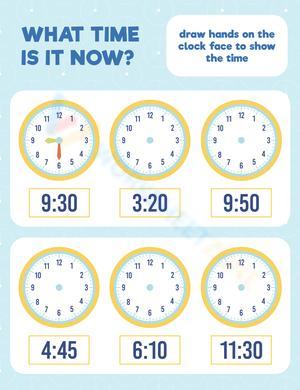 What time is it now? 2