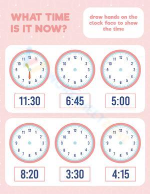 What time is it now? 3