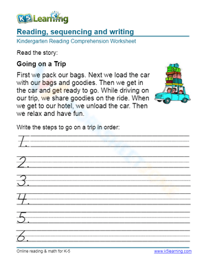 Reading, sequencing and writing 2