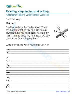 Reading, sequencing and writing 6