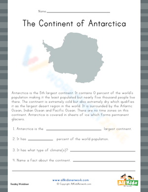 The Continent of Antarctica