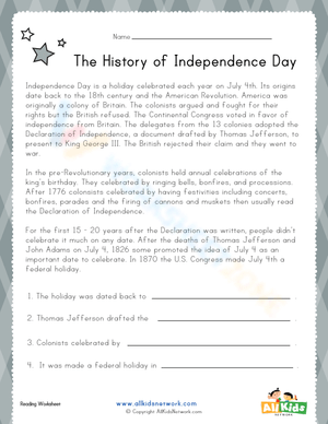 The History of Independence Day