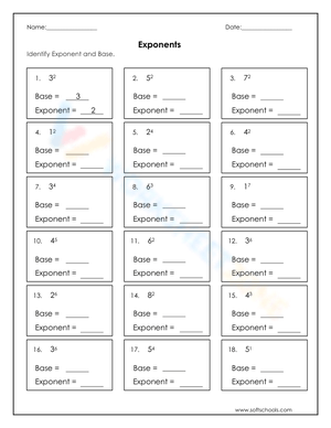 Identify Exponent and Base 10