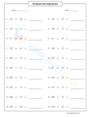 Exponent multiplication 7