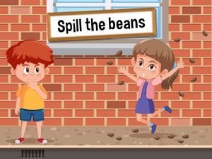 Spill the Beans Idiom Worksheet | Essential Grade 4 ELA