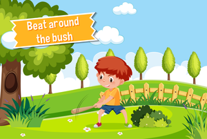 Beat Around the Bush Idiom Worksheet | Grade 4 Essential