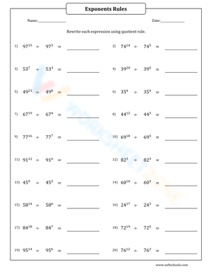 Exponents Rules 2
