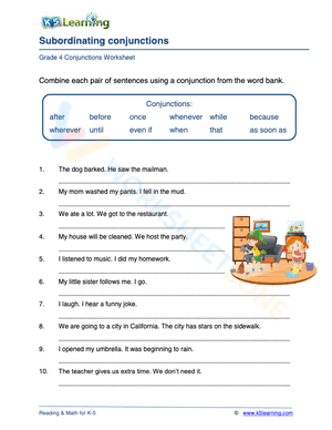 Subordinating conjunctions 6