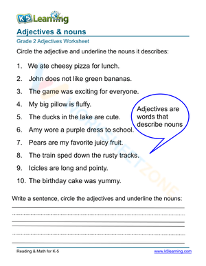 Adjectives & nouns 2