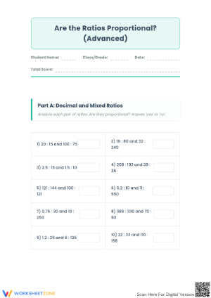 7.RP.A.2 Worksheet: Proportional Ratios — Essential Guide