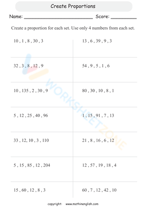 Create Proportion 5