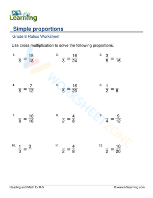Simple proportions 1