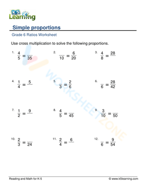 Simple proportions 2