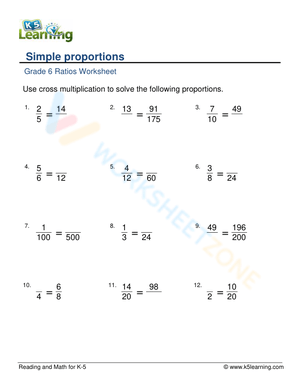 Simple proportions 4