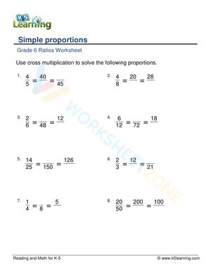 Simple proportions 6