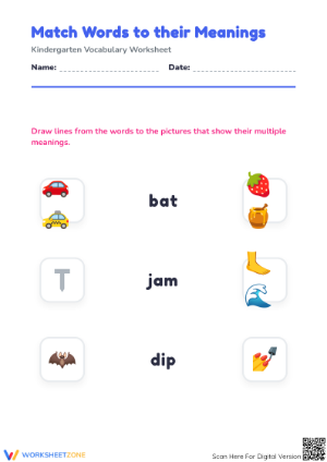 Essential Homonyms Worksheet | Preschool ELA Ready