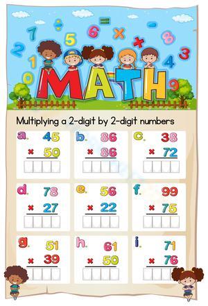 Multiplying a 2 digit by 2 digit numbers