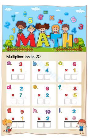Multiplication to 20