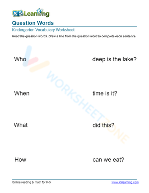 Question Words 1