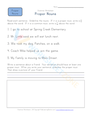 Common Nouns Proper Nouns 2