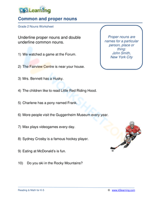 Common and proper nouns 2