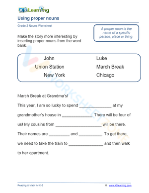 Using proper nouns 3
