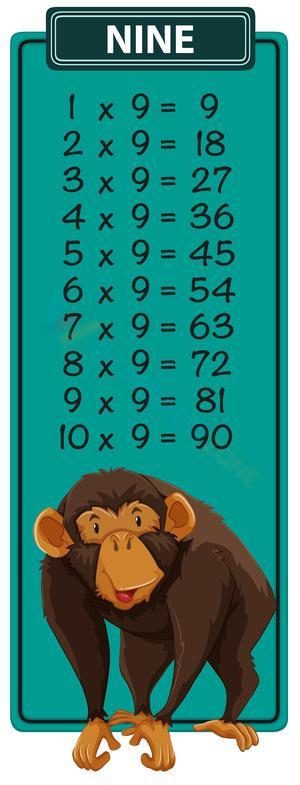9x Times Tables