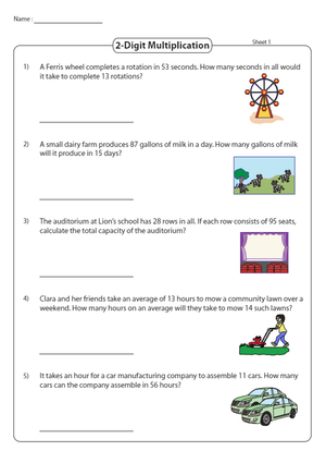 Practice 2-Digit Multiplication