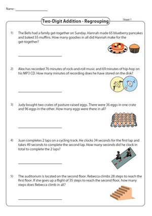 Two-Digit Addition with Regrouping