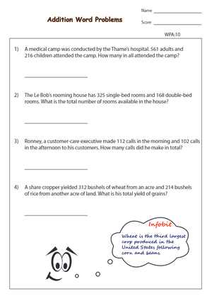 Addition Word Problems: Real-World Scenarios